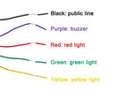 LTA5002 12V 24V 220V 3 Color Strobe Signal Warning Light Magnet Indicator Light LED Lamp Small Flashing Buzzer Security Alarm