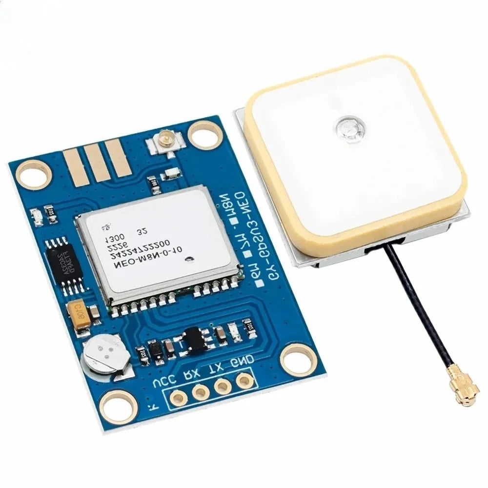 NEO-M8N GPS Module GPS+GLONASS Dual Mode 10Hz GPS Receiver Update with Ceramic Antenna for Drone RTK & Robotics NEO-6M neo M8N