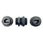 Waterproof M21 RJ45 Ethernet Connector 8P8C Network Socket Through Wall Panel Mount IP67 Straight Through Male Female Plug Cat5