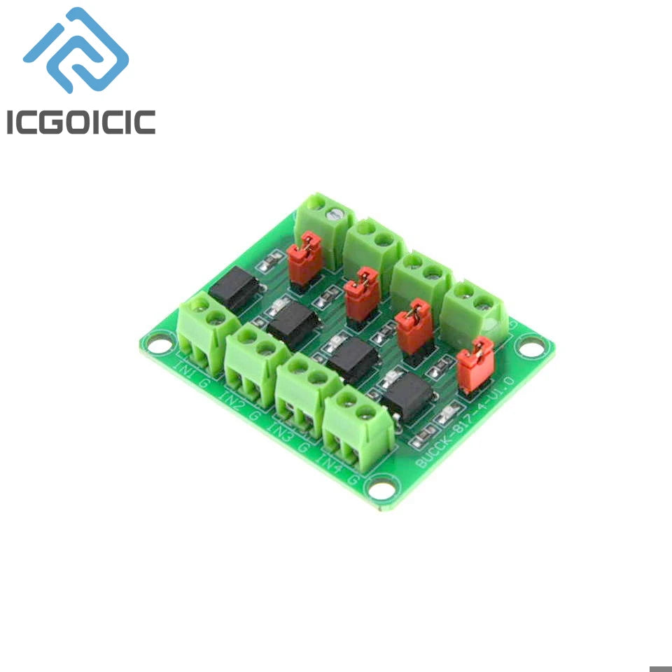 PC817 2 4 8 Channel Optocoupler Isolation Board Voltage Converter Adapter Module 3.6-30V Driver Photoelectric Isolated Module