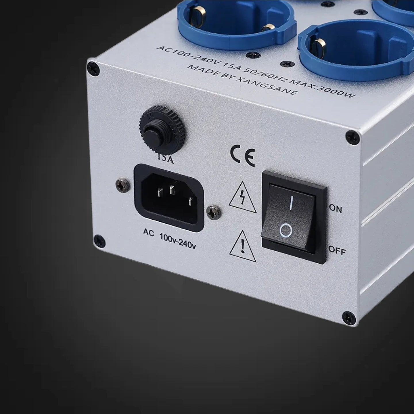 Pwalle TP80 European standard power filter, anti surge socket, multifunctional display screen