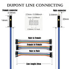 DuPont Wire Breadboard Jumper Cable Wire Male to Male Female to Female Male to Female Ribbon Cable for Arduino DIY 20cm