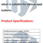 SHT20 RS485 Modbus RTU Temperature Humidity Sensor Transmitter for PLC