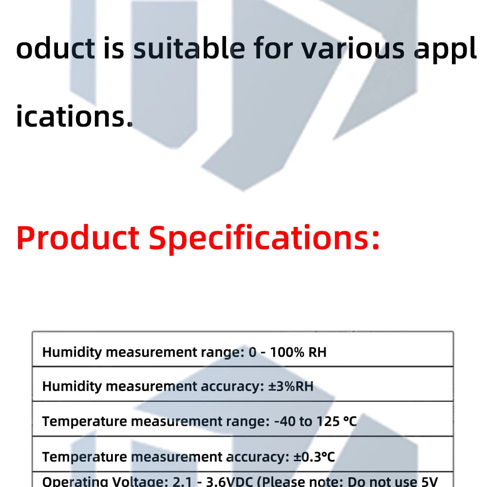 SHT20 RS485 Modbus RTU Temperature Humidity Sensor Transmitter for PLC