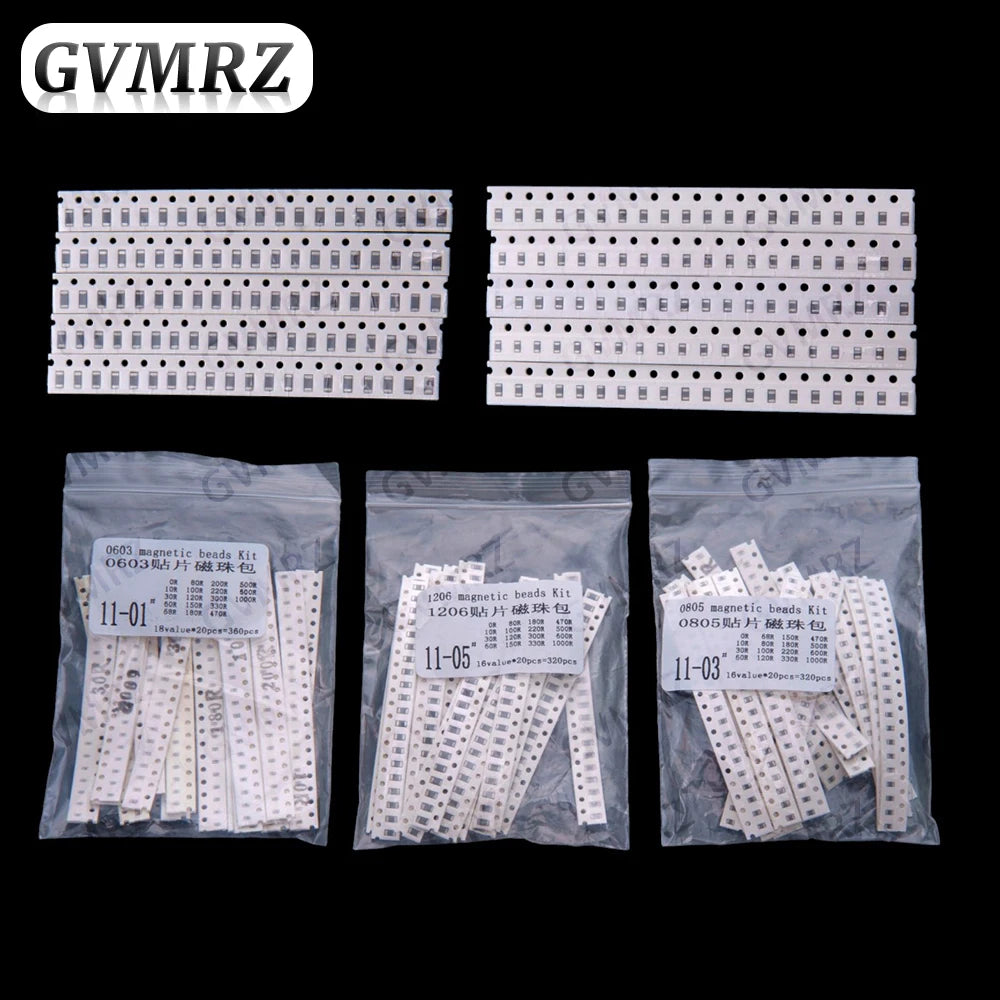 18Values 0R-330R 16Values 0603 0805 1206 SMD ferrite beads SMD 0r 150r 47r 10r 150r 300r 100r 120r 330r