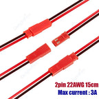 2 3 4 5 6 Pin JST SM LED Connector Cable 3A 5A Male Female Plug Wire Connector For Pixel Light WS2812 Led Strips Driver Battery