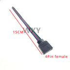 5Pcs 4Pin 5Pin LED Cable Male Female Connector Adapter Wire For 5050 3528 SMD RGB RGBW led Strip Light RGB RGBW LED Controller
