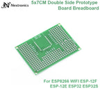 1/3/5/10PCS 5x7CM Double Sided Prototype PCB Board Protoshield for ESP8266 ESP-12F ESP-12E ESP32 ESP32S Arduino