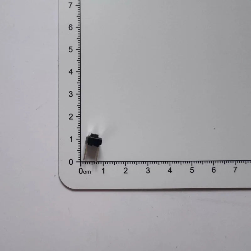 50PCS 6X6mm H=4.1/4.3/4.5/5/6/7/8/9/10/11/12/13mm Black Mini Push Button Momentary Tact Button Switch Middle Two Pin DIP