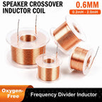 Durable 0.6mm Speaker Crossover Inductor Coil 0.2mh-2.0mh Copper Audio Inductor Coil Audio Coil