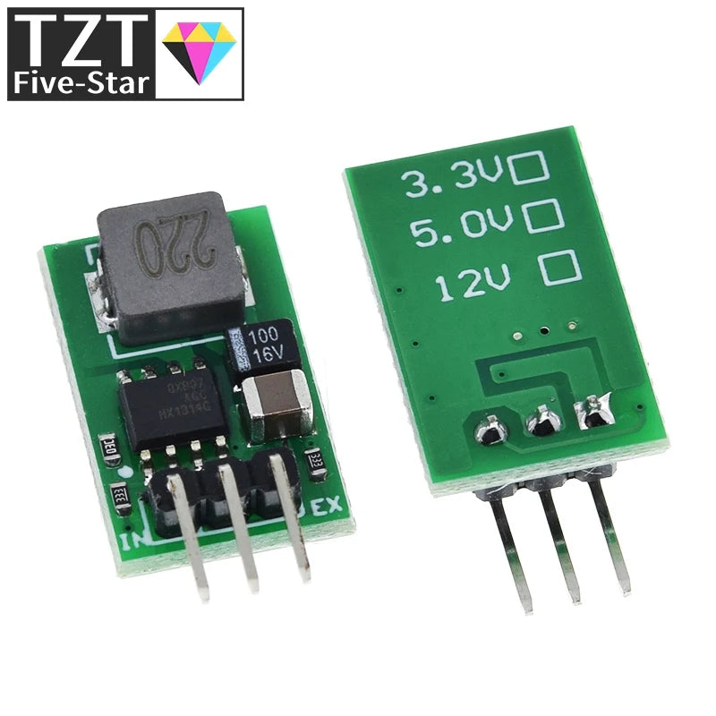 TZT DC 5.5-32V to 5V/1A Voltage Regulator Module Replace LM7805 5V Positive Voltage Regulators To 5V 1A Step-Down Module