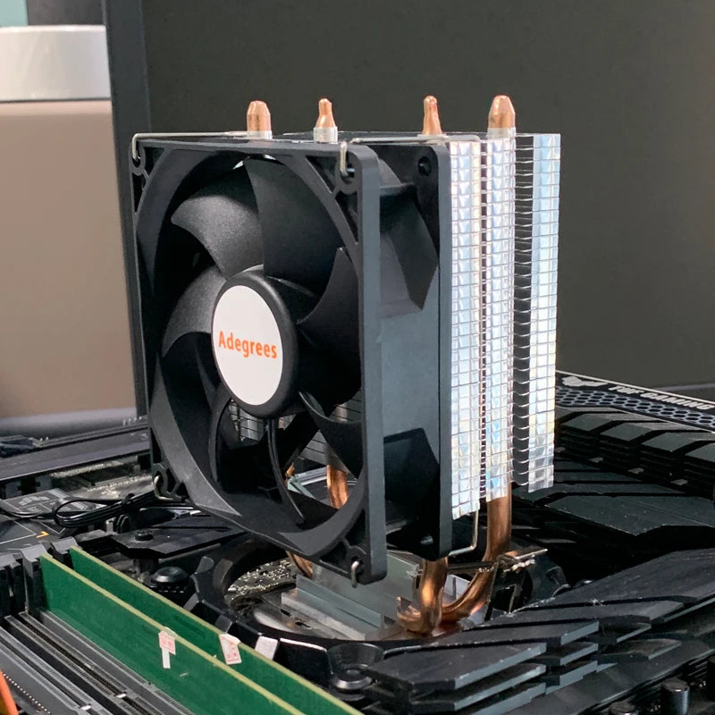 X99 CPU Air Cooler 3PIN/4PIN PC 90MM Silent Cooling Fan For Intel LGA 1151 1155 1200 1700 2011 X79 AMD AM4 AM5 Ventilador