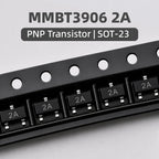 50PCS MMBT3904 MMBT3906 SOT-23 SMD Transistor NPN PNP General Purpose Switching BJT 1AM 2A Marking Code Electronic Components