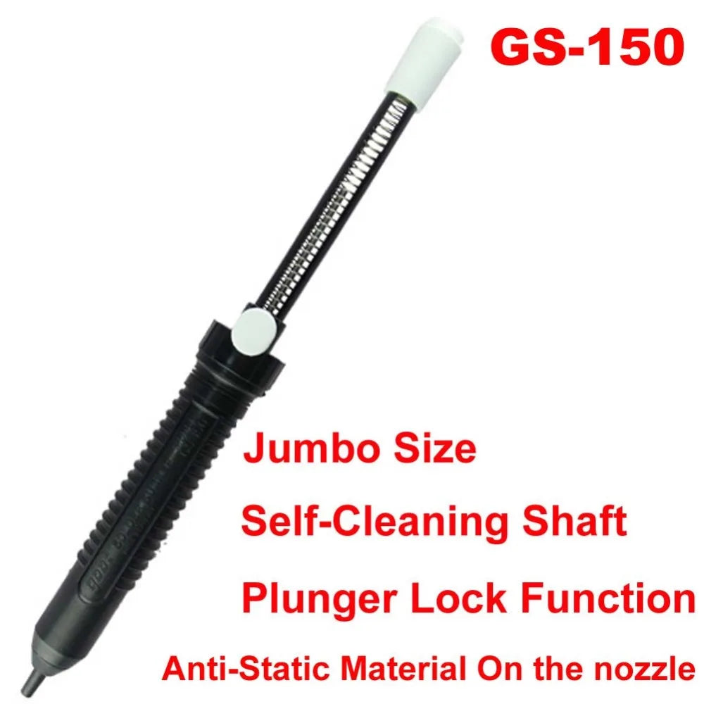Japan GOOT GS Desoldering Pump Large Medium Small Sizes Self-Cleaning Anti-Static Manual Solder Sucker Light Strong Repair Tools