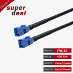 RF Coaxial RG58 Cable Fakra Cable Code C Z Male Plug to Fakra C Z Female Jack Wire Harness Fakra Jumper Auto Cable