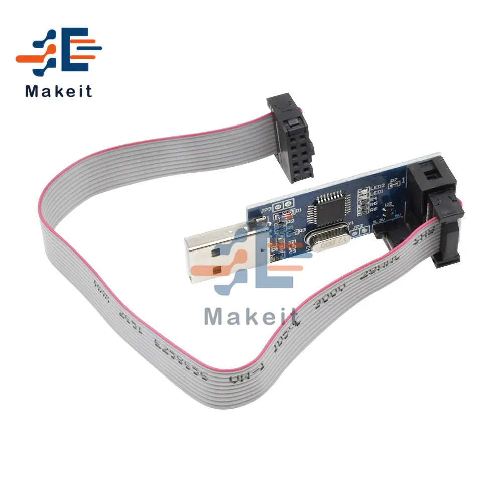 AVR ATMEGA16 Minimum System Board ATmega32 Development Board + USB ISP USBasp Programmer ISP ATTiny 51 Board Module DIY Kits