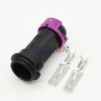 1 Set 813972926 813972923 2 Pin Male Female Circular Waterproof Fog Lamp Plug Connector For Car Toyota Mazda Rx7