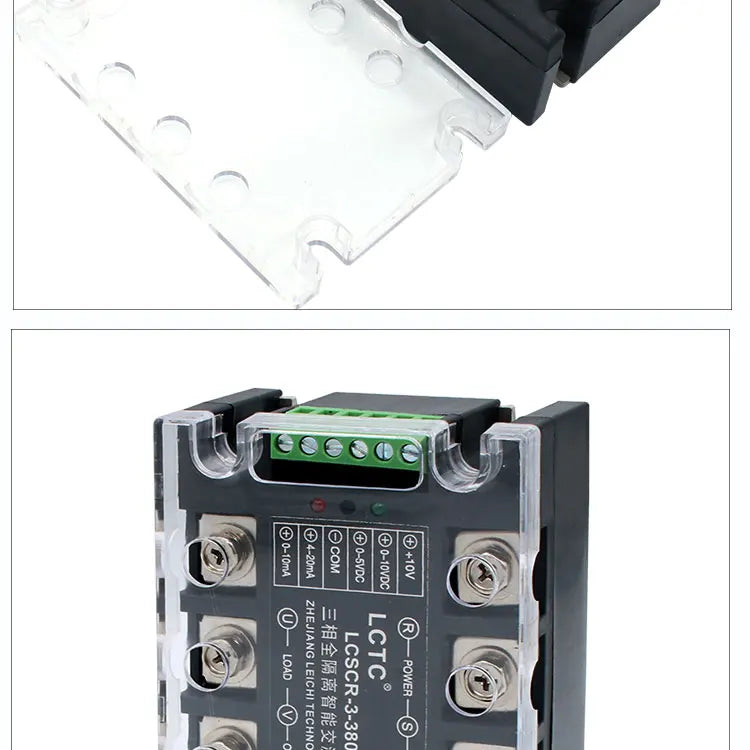 LCTC Voltage Regulator Module 380V Three Phase Solid State Relay 25A 40A 60A 100A 150A 200A SSR Fully Isolated Intelligent AC