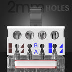 ZoeRax 2PCS RJ45 CAT6A CAT6 Connector, Tool Free Ethernet Termination Plugs, 23AWG to 26AWG Cable Internet Plug Toolless