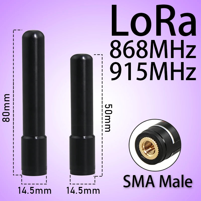 GIZONT Mini LoRa 868MHz 915MHz Antenna with U.FL To SMA Connector for Lora Board IOT Lora32u4 II Wifi Lora32 Lora Module