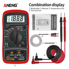 ANENG AN8205C Volt Ohm Multimetro Tester Meter With Thermocouple LCD Backlight Portable Digital Multimeter AC/DC Ammeter