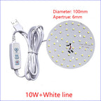 1PCS DC3V-5V Dimmable 5730 SMD LED Lamp 1W 2W 3W 4W 5W 10W LED Light Beads White Warm White With Light Adjust Switch.