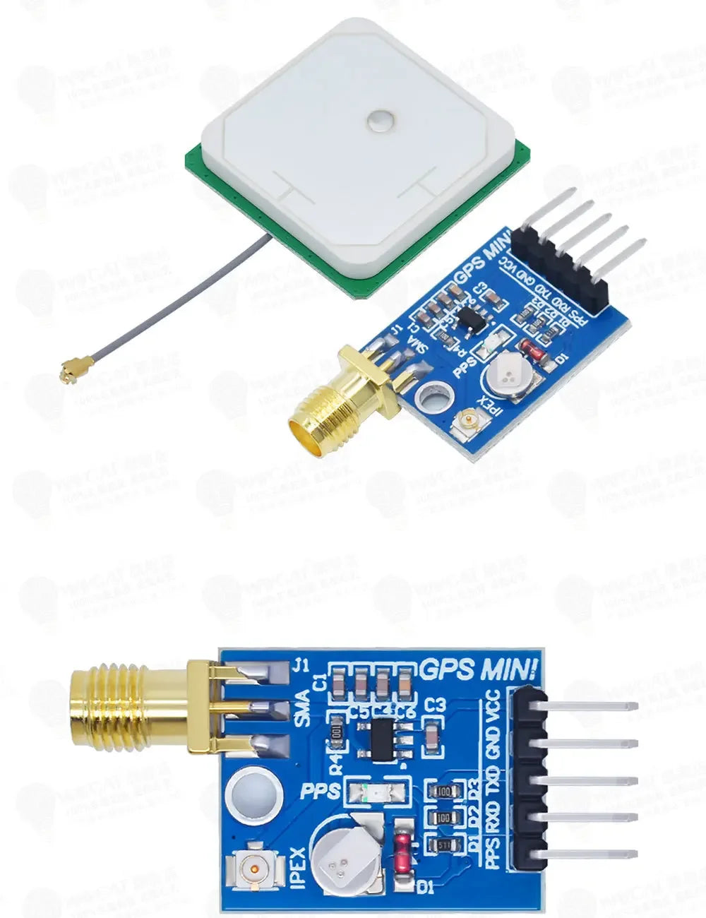 ATGM332D 5N71 GPS Beidou GLONASS Tri Mode Satellite Receiver Module SMA Replacement for NEO M8N