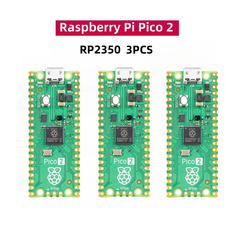 Raspberry Pi Pico 2 - Seeed XIAO RP2040, RP2350 MicroPython-Ready, 520kB SRAM, 19 GPIOs, 27μA, Onboard RGB LED