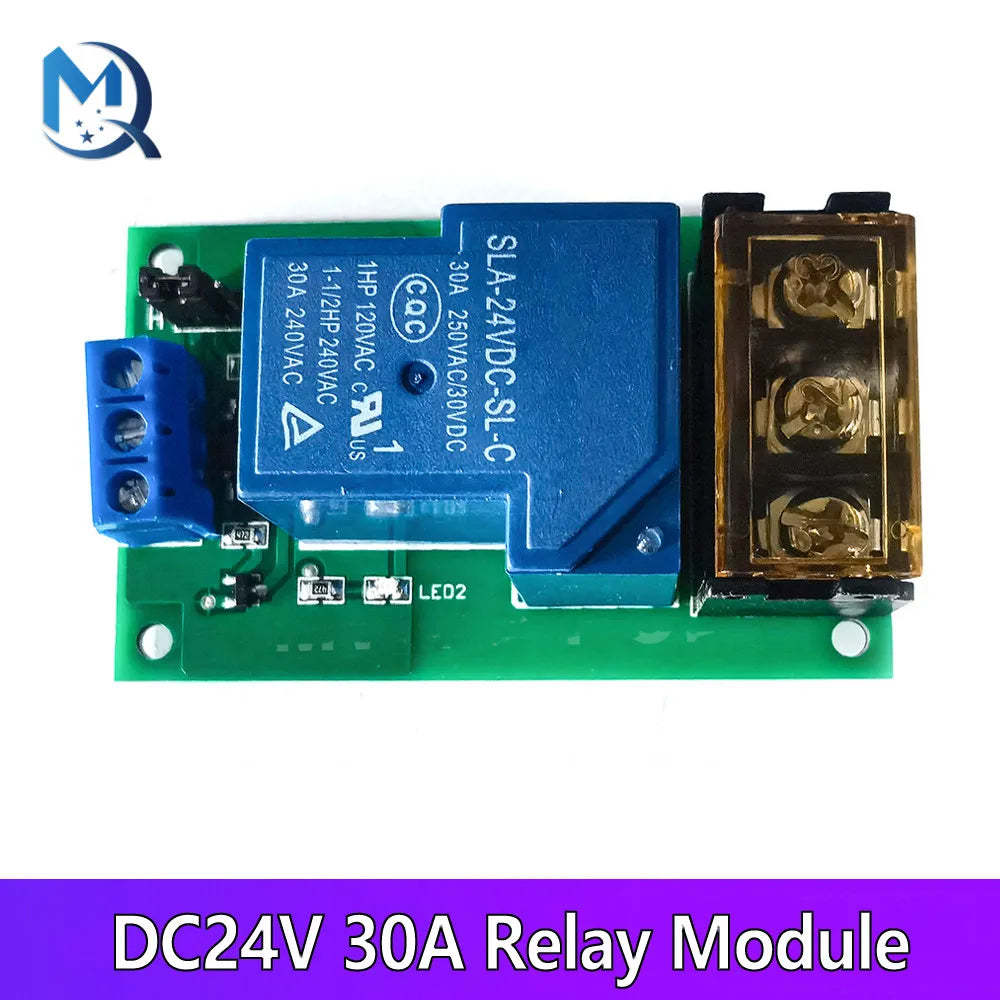 YYG-2 High Power Relay Module One Way High/Low Level Trigger Optocoupler Isolation Relay Module 30A DC5V/12V/24V