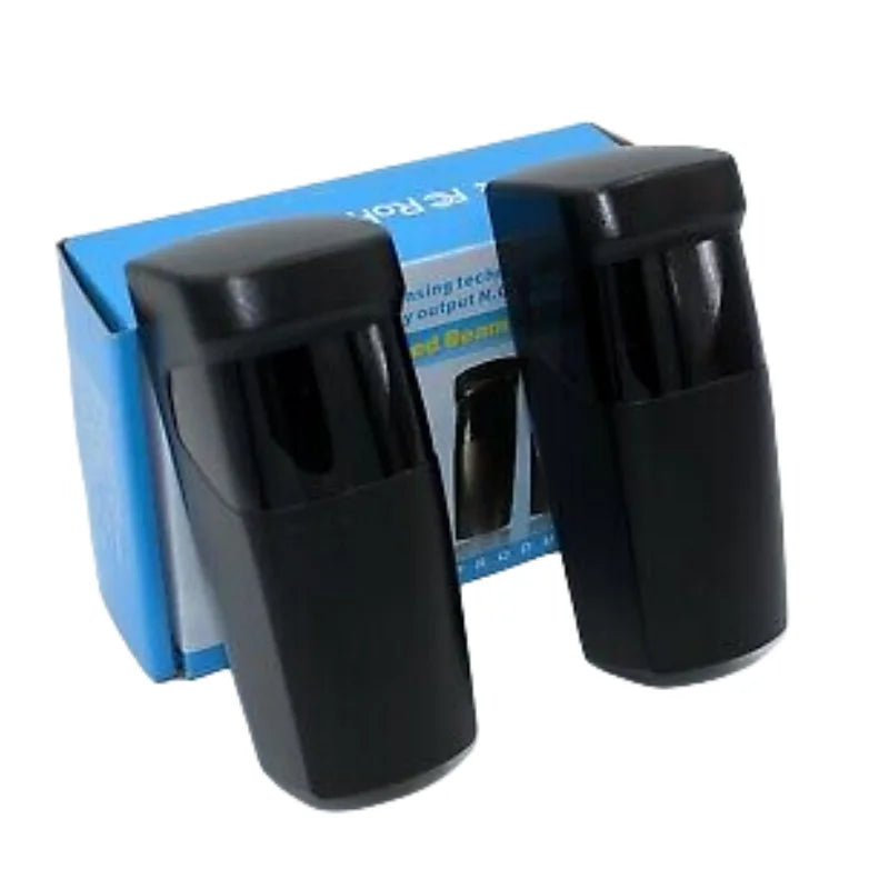 Universal Infrared Photocell Safety Beam, 12V-24V DC/AC Compatible Barrier Sensor for Automatic Doors, Gates, and Home Security