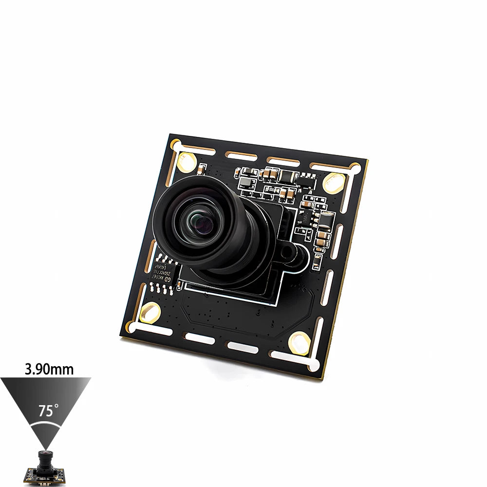WGWK 1080P 90FPS Global Shutter High Frame Rate AR0234 USB Camera Industrial Module UVC Plug Play With No Distortion M12 Lens