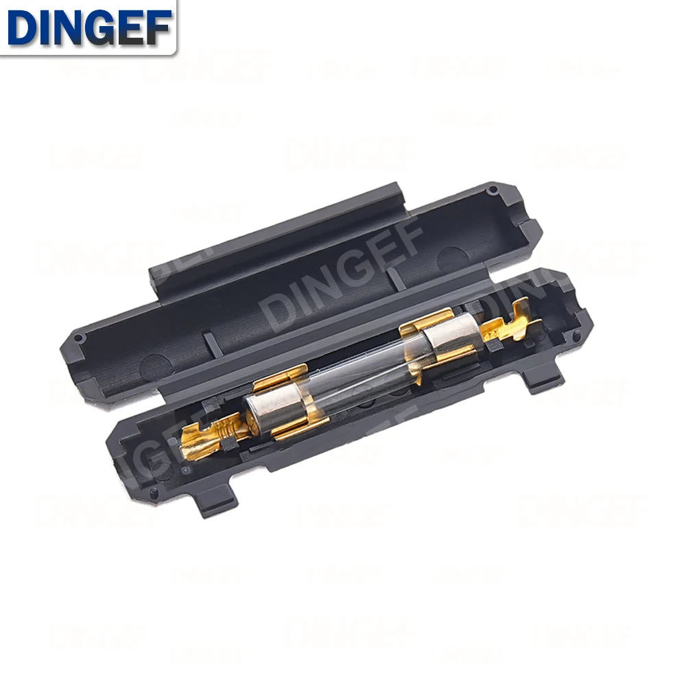 5Set 6X30MM Glass Fuse Holder With 250V 0.25A 0.5A 1A 1.5A 2A 3A 3.15A 4-30A 6*30MM Fuse Socket Flip shell Black/White Flip Type