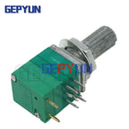 5pcs RK097GS 8PIN 10K 50K B10K B50K RK097G with a switch audio shaft 15mm amplifier sealing potentiometer