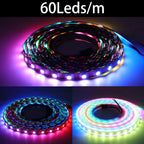 WS2812B WS2815 WS2811 WS2813 5050SMD Addressable LED Strip RGB Full Color Smart Programmable Led Lights Atmosphere Home Decor