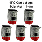 PGST Solar 120dB Independent Alarm Detector PIR Infrared Motion Sensor Siren Horn Home Security Protection Outdoor Waterproof