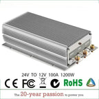 24V TO 12V 100A -300A DC DC Step Down Converter Regulator Voltage Output Power Supply Module for Cars Solar Reducer Module ROHS
