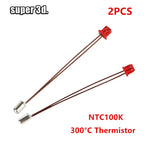 40/50W 24V Cartridge Heater High Temperature 300°C NTC100K Thermistor Heating Tube for Sprite Extruder Ender 3 S1 Pro 3D Printer