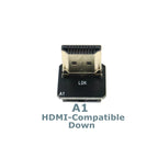 Ribbon FPV HDMI-Compatible Connector Flexible Flat Cable Raspberry Pi 4 Micro HDMI to HDMI/Mini HDMI Female 90 Degree FFC 20pin