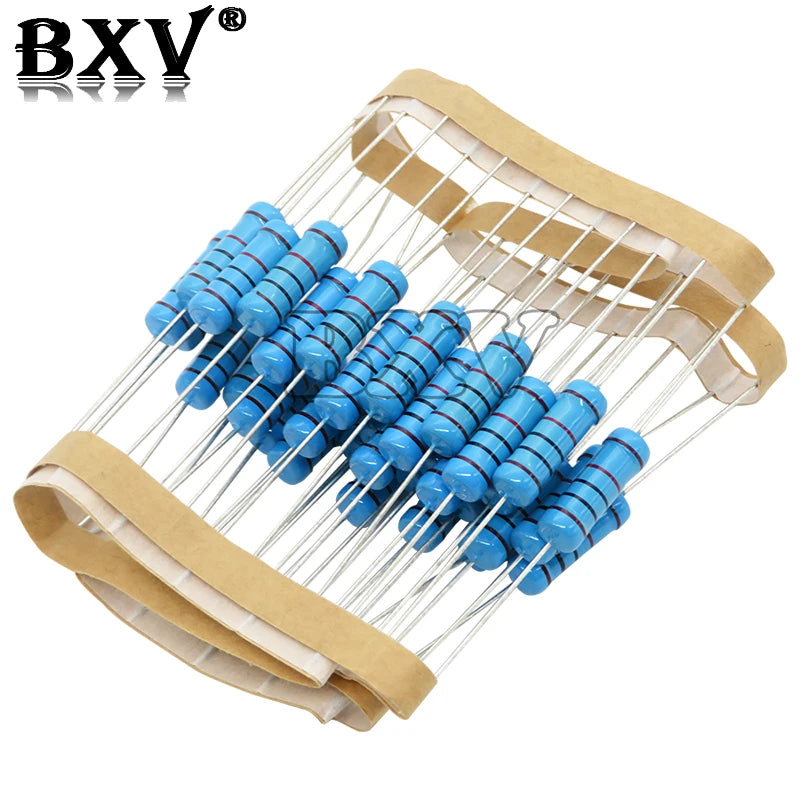 3W Metal Film Resistor 1% 10PCS/LOT 1R ~ 1M 1R 4.7R 10R 22R 33R 47R 1K 4.7K 10K 100K 1 4.7 10 22 33 47 4K7 Ohm