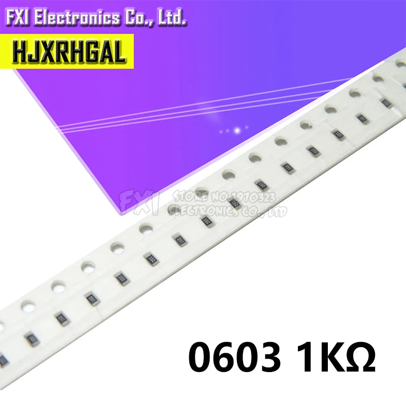 5000pcs 0603 SMD 1/8W 0 ohm ~ 10M ohm chip resistor  0 10R 100R 220R 330R 470R 1K 4.7K 10K 47K 100K 0 10 100 330 470 ohm 5%