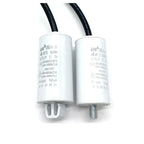 2 Pieces Refrigerator Freezer Capacitor with Wire Motor Starting Capacitor CBB65A-2 2.5uF 3UF 4UF 450V