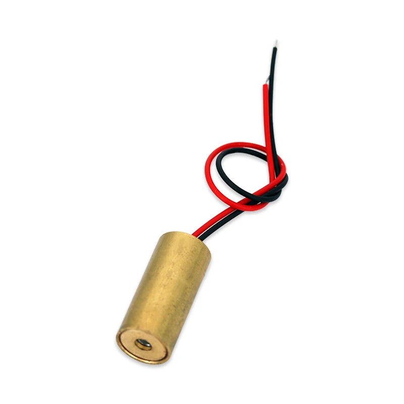 1/5/10Pcs Laser Head 650nm 9mm 3V 50mW Laser Cross Diode Module Red Copper Head Line / Point / Cross Laser Diode