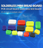 1PCS ZY-25 21X16 Mini Solderless Breadboard PCB Board Test Board Solder Zy-25 21*16mm Red White Black Grenn Blue