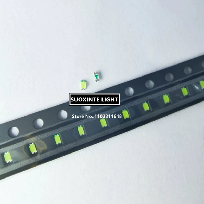 Highlight 0603 SMD LED, Ice-green 490nm, Ice-blue 480nm, 1608 Large Chip 2Pin Light Emitting Diode