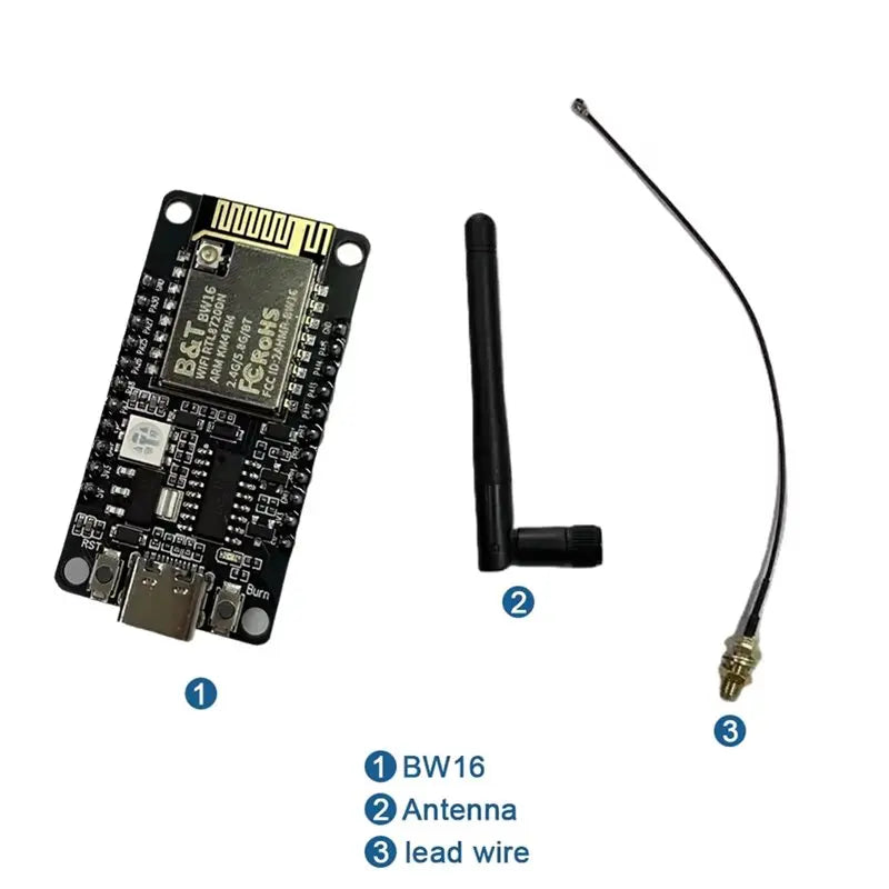 AT82-BW16 KIT 4.2G And 5G RTL8720DN Wifi Support Nodemcu Serial Port Wireless BW16 Bluetooth Module