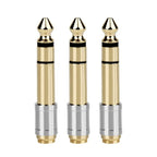 3.5 To 6.35 Audio Adapter 6.5mm To 3.5mm Jack Converters Male Female Connector Headphone Plug 6.3mm 6.5mm Consumer Electronics