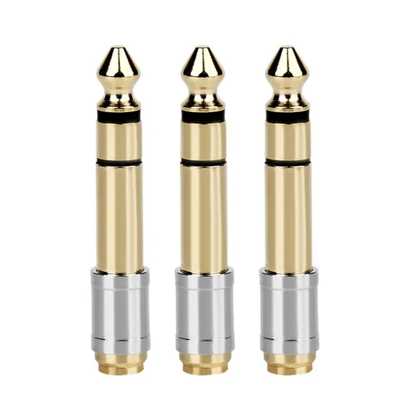 3.5 To 6.35 Audio Adapter 6.5mm To 3.5mm Jack Converters Male Female Connector Headphone Plug 6.3mm 6.5mm Consumer Electronics