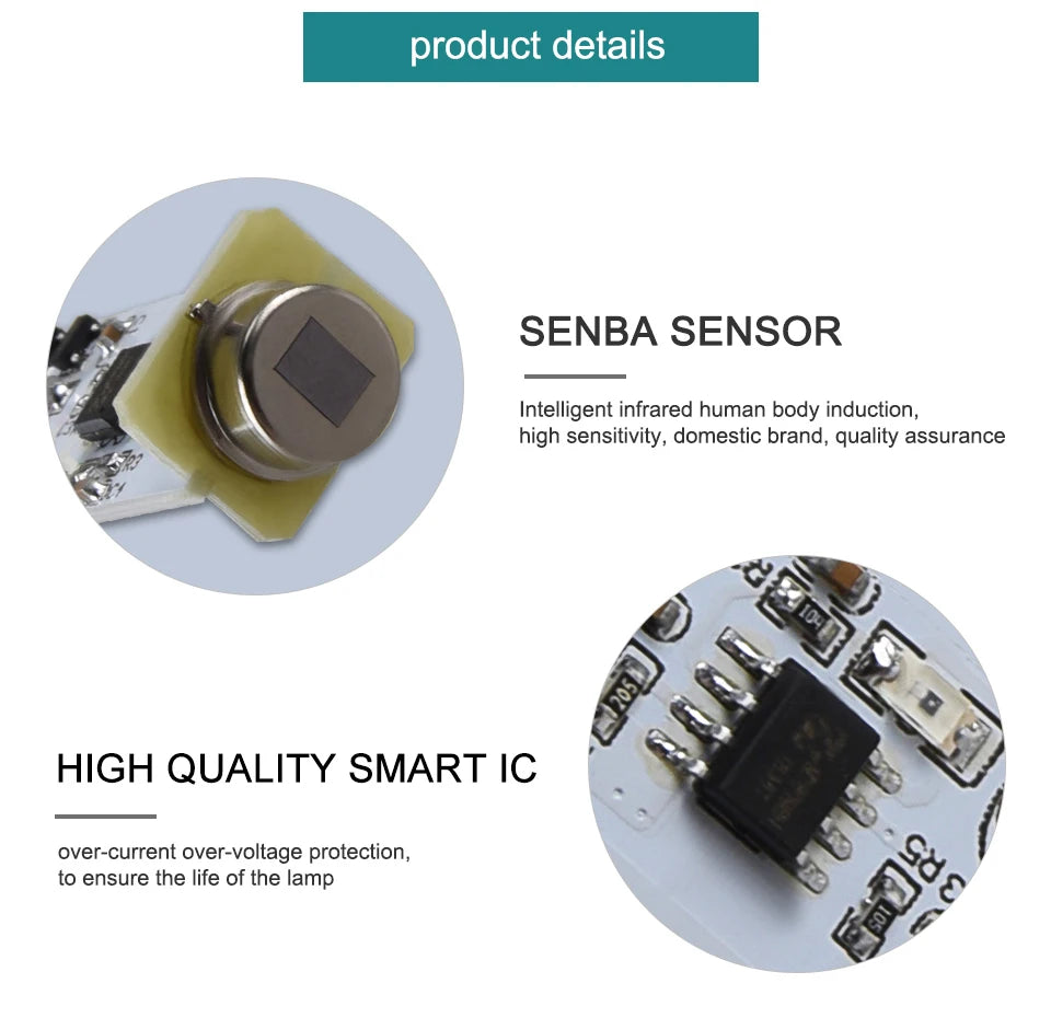 PIR Motion Sensor LED Light Bulb 220V 110V 12W 18W Smart Bulb Motion Activated ON/OFF Home Lights Lamp with Motion Sensor