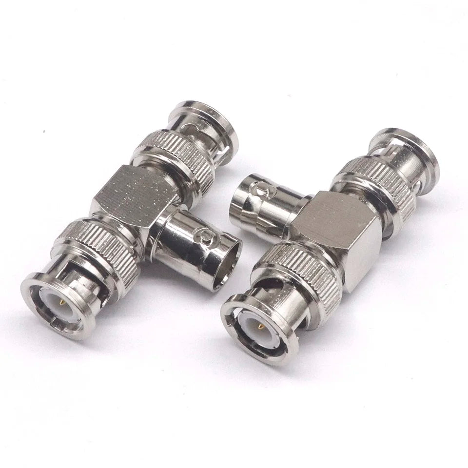 BNC-JKK BNC one male two All copper radio frequency coaxial monitoring adapter female two female one male three-way head