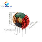 Toroidal Common Mode Inductor 2mH - 14x9x5mm Ferrite Core, 0.7mm Single-Layer Winding,High Current 5A Choke